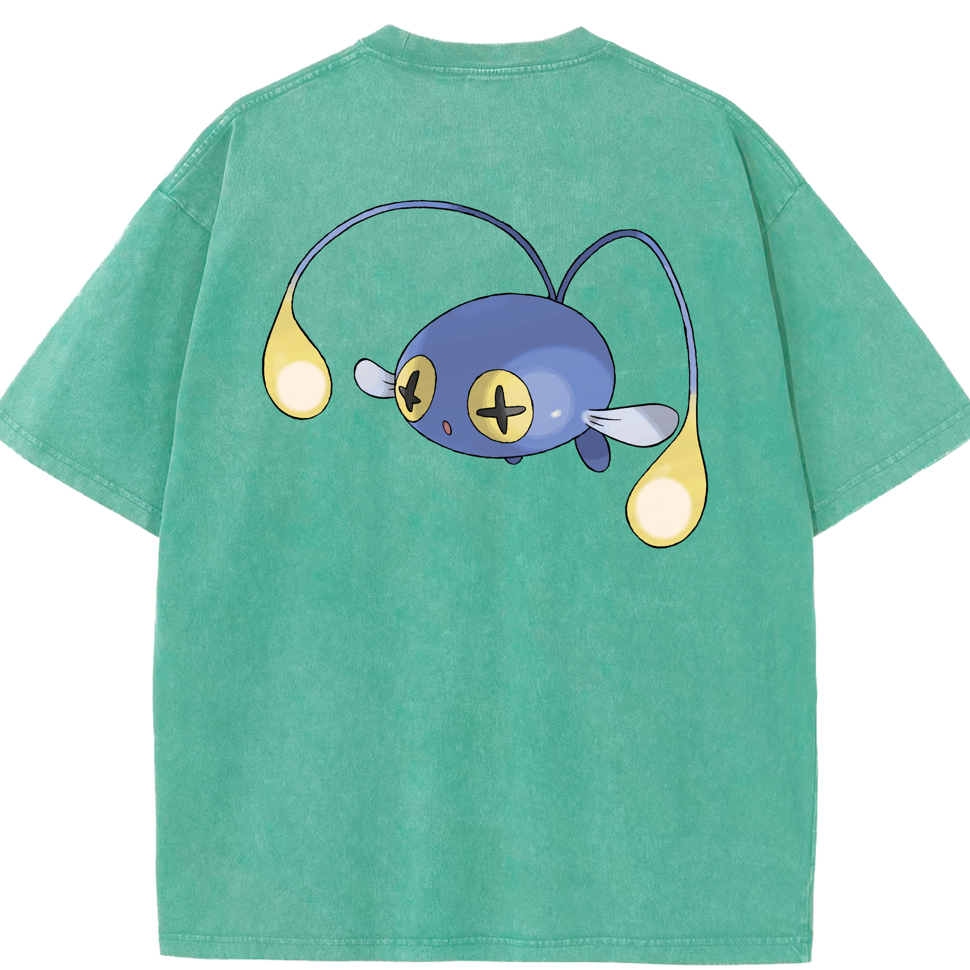 （画像用） ポケットモンスター Pokémon 綿100% ヴィンテージ風 半袖Tシャツ（背面プリント）